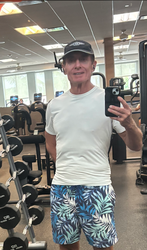 Selfie Of Roger After His Transformation, Much Leaner Than Before