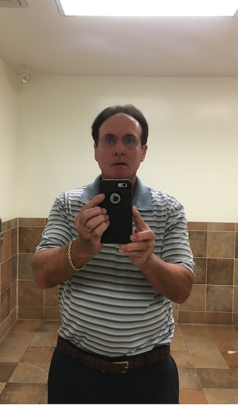 Selfie Of Roger Before His Transformation