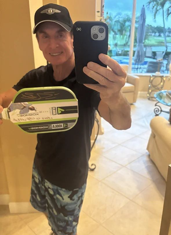 Authographed Pickle Paddle And Roger