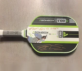 Autographed Pickle Ball Racket Home