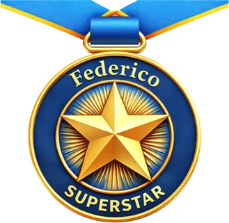 Federico Superstar Medal Home
