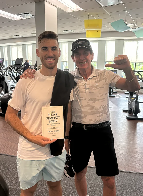 Federico And Roger With New Book