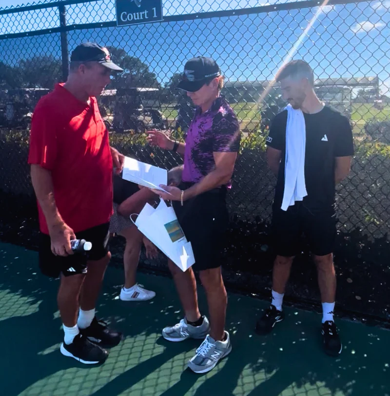 Ivan Lendl, Roger Shorr, And Federico Staksrud
