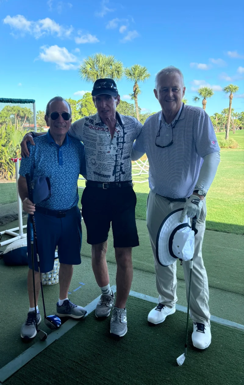 Roger And Martin On The Golf Course